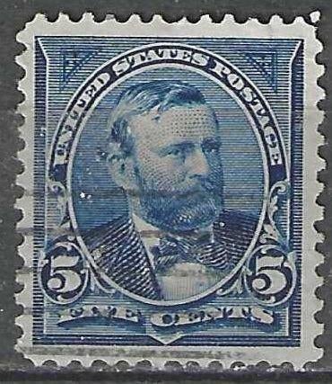USA 1898/1899 - Yvert 125 - Hiram Ulysses Grant (ST), Verzenden, Gestempeld