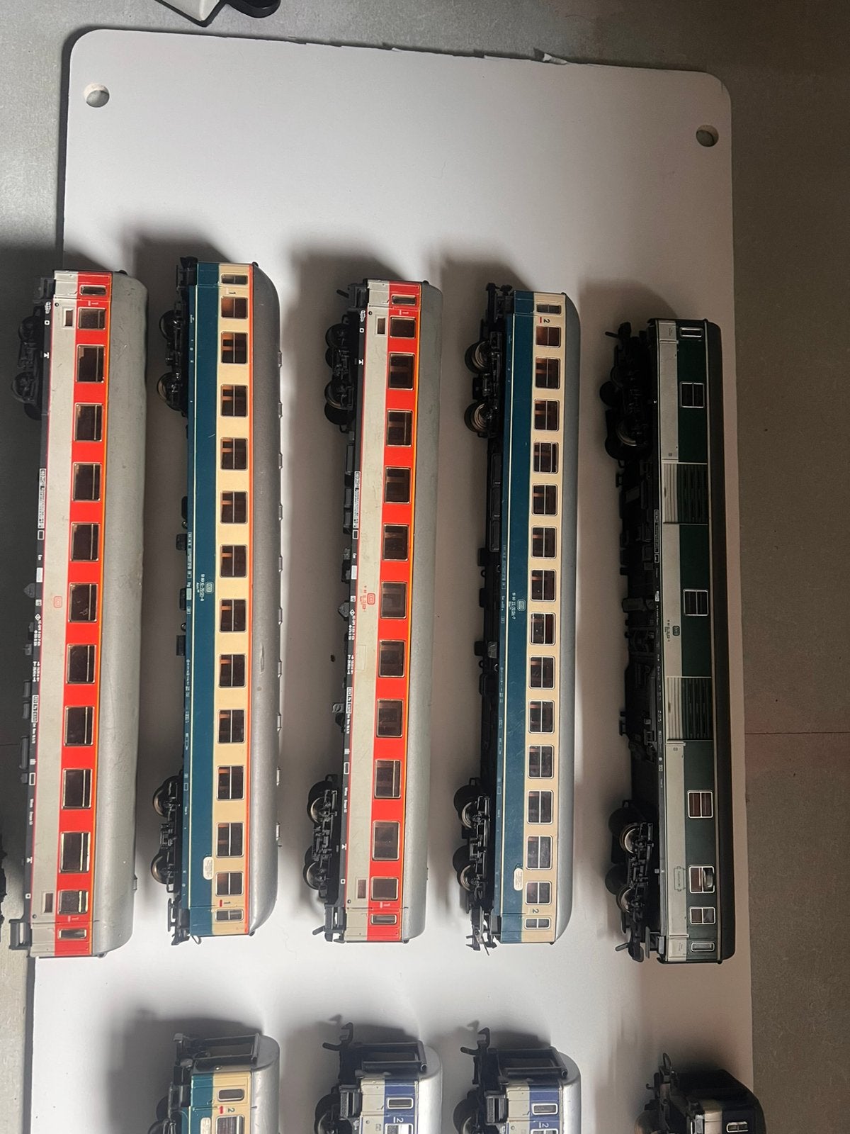 9 wagons fleishmann ho DB, Hobby en Vrije tijd, Modeltreinen | H0, Gebruikt, Gelijkstroom, Verzenden, Fleischmann