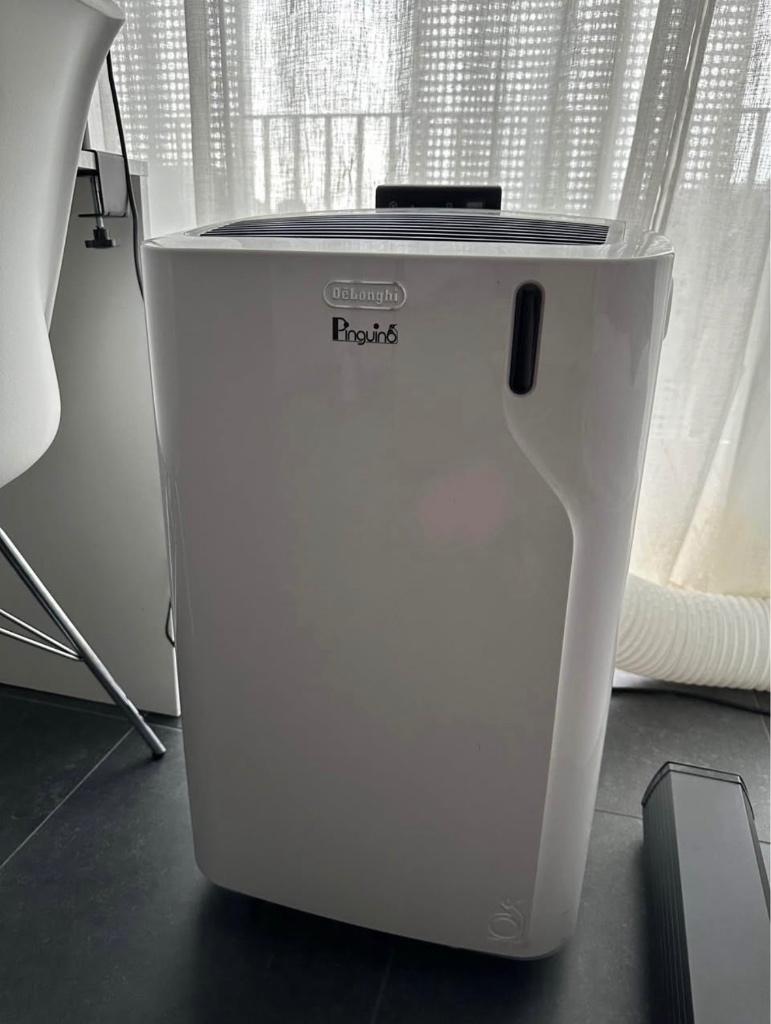 Climatiseur mobile Delonghi Pinguino PAC EM90 SILENT, Minuterie, Enlèvement, Utilisé, Refroidissement et Déshumidification