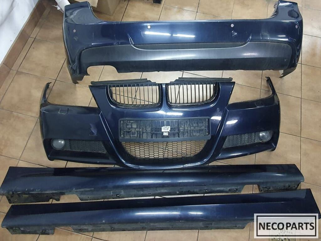 BMW 3 SERIE E91 M PAKKET BUMPER SIDESKIRTS ALLES LEVERBAAR, Arrière, Enlèvement ou Envoi, Haillon arrière, Utilisé