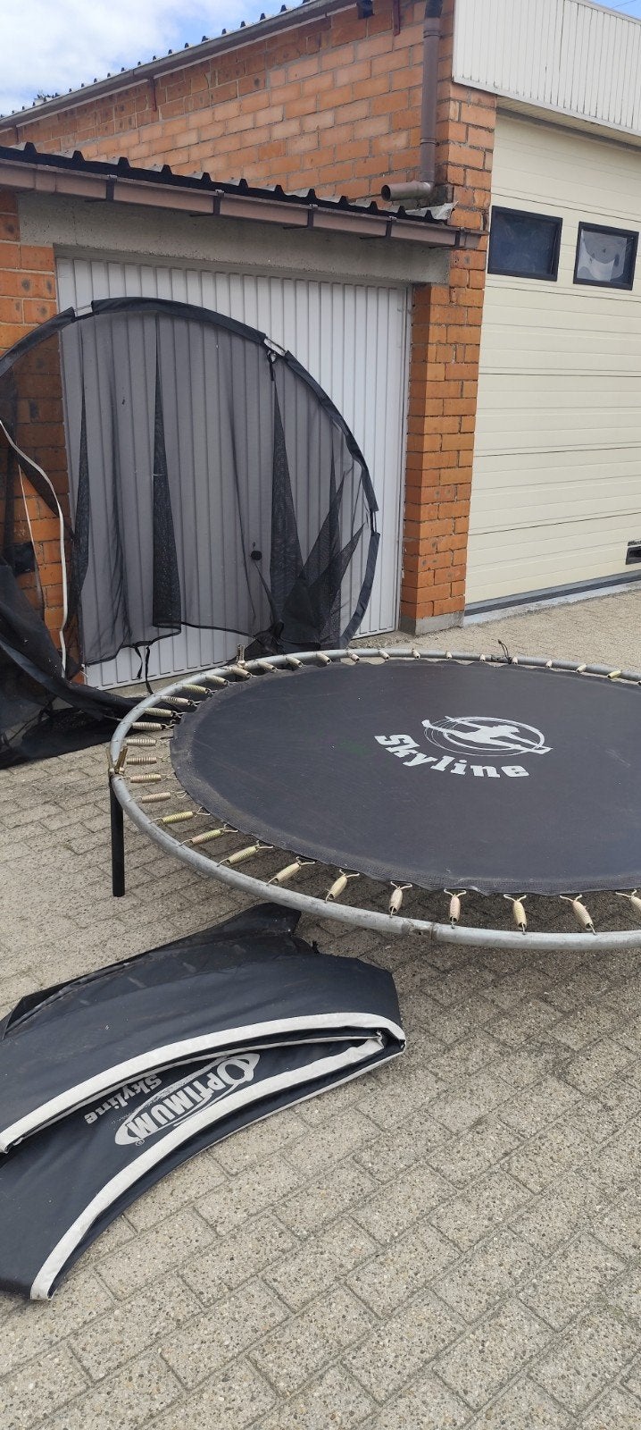 Trampoline Optimum Skyline Premium Ø 2,44 m zwart, Enlèvement