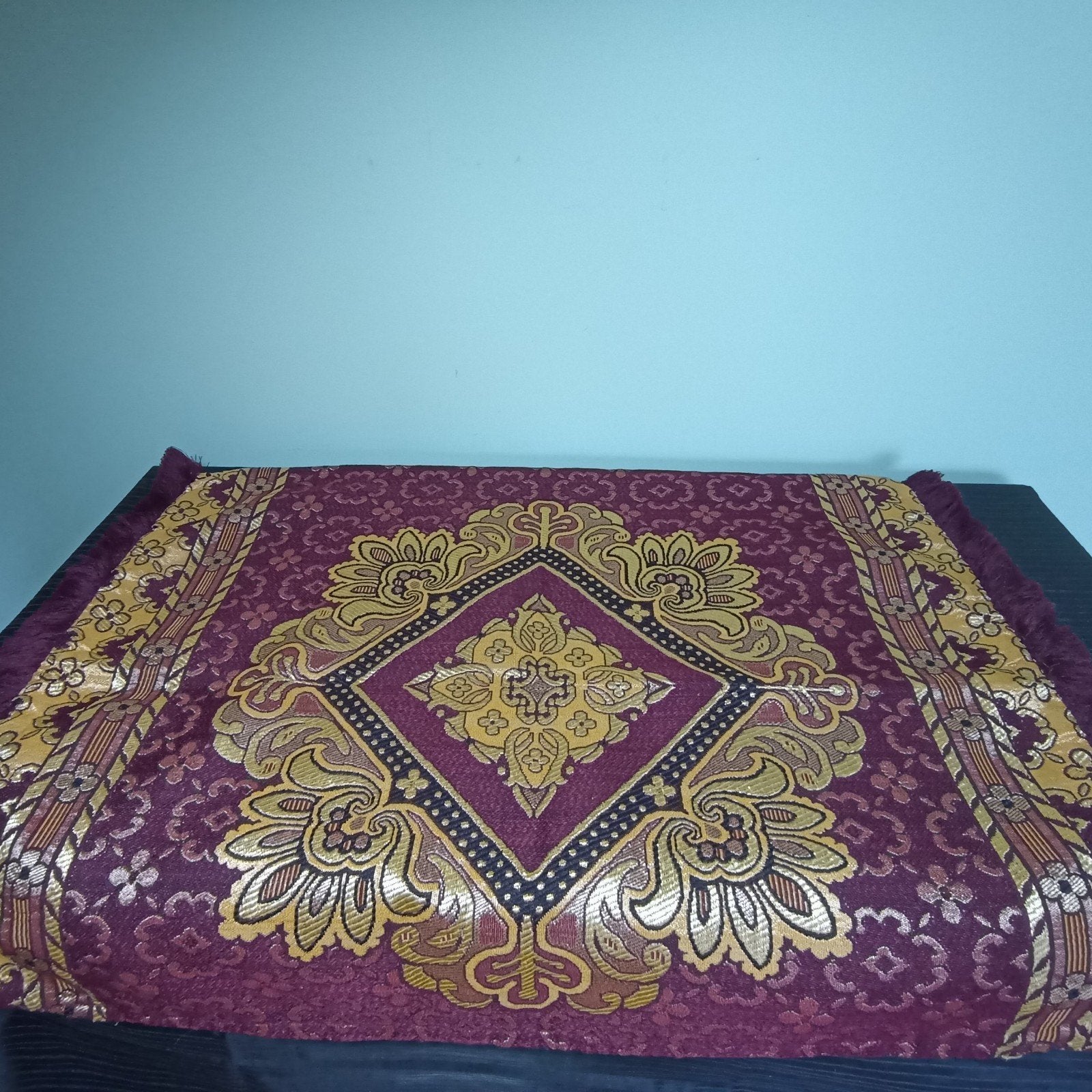 Set van 6 luxe oosterse jacquard kussenhoezen (67x47 cm) – B, Huis en Inrichting, Ophalen of Verzenden, Goud