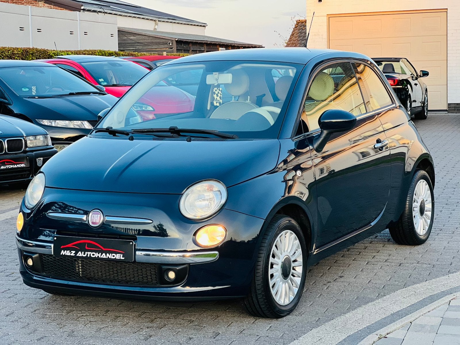 FIAT 500 | 1.2i BENZINE | Euro 5 | 2012 | 135.000 KM | AIRCO, Auto's, Euro 5, Blauw, Bedrijf, 5 zetels