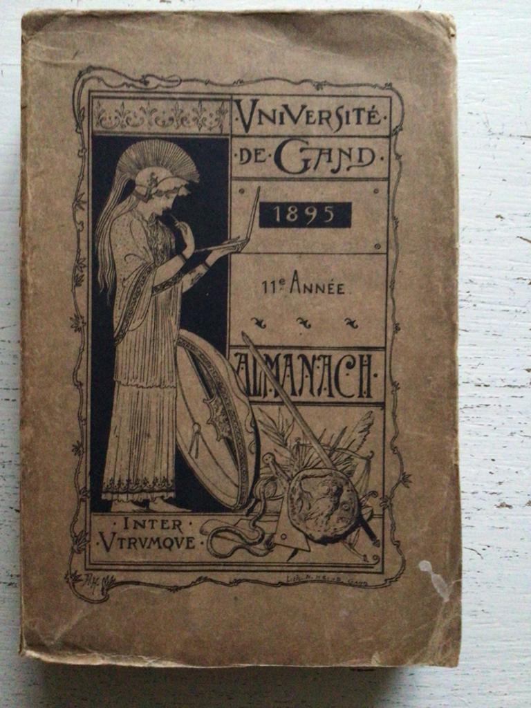 Université de Gand, almanach 1895, Ophalen of Verzenden