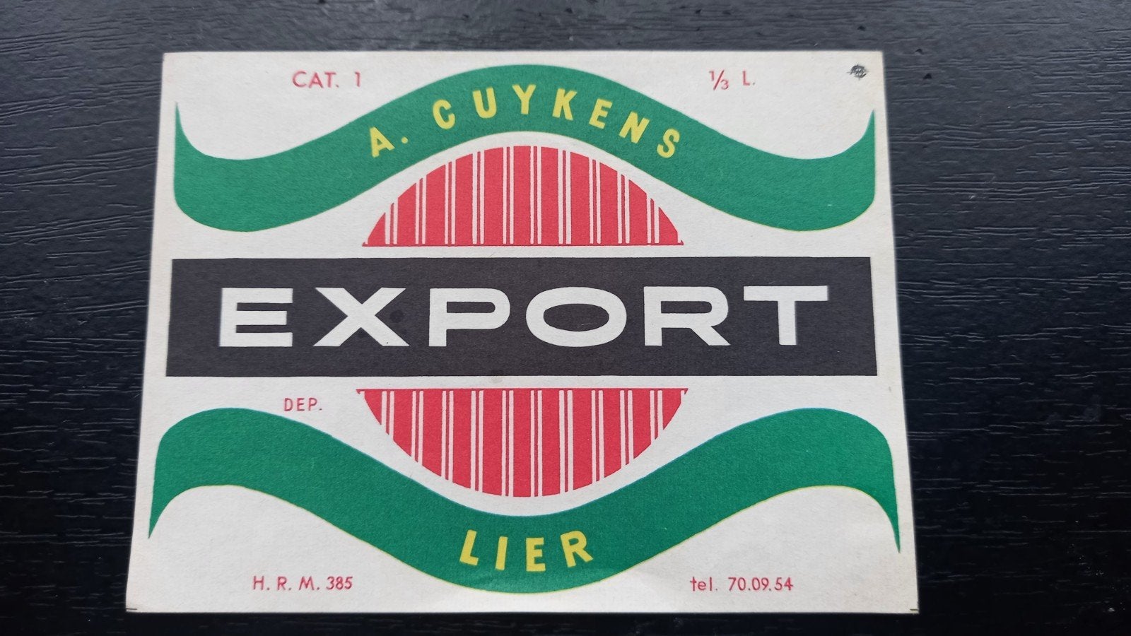 Bieretiket br. Cuykens 4, Verzamelen, Biermerken, Ophalen of Verzenden