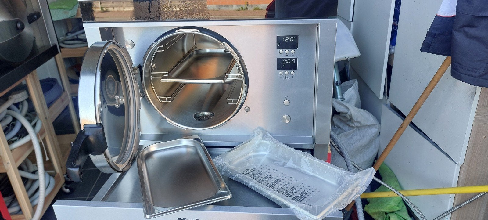 steamer miele DGD4635, Ophalen, Miele