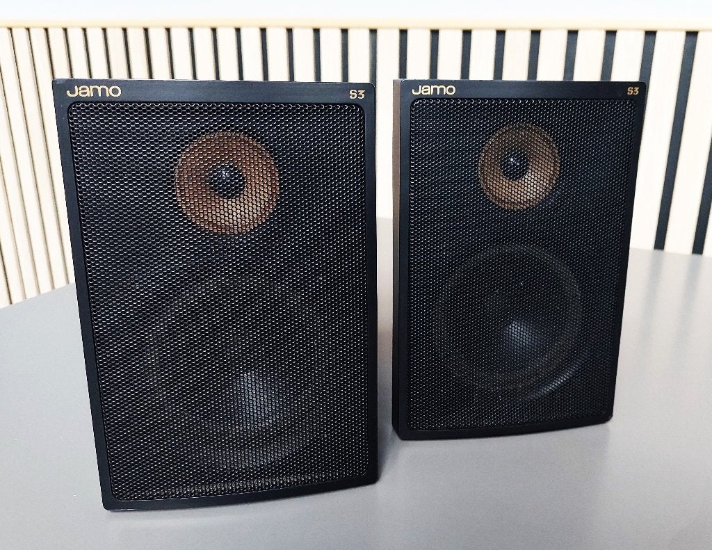 JAMO S3 SPEAKERS, Gebruikt, Ophalen of Verzenden, Minder dan 60 watt, Boekenplank luidspreker