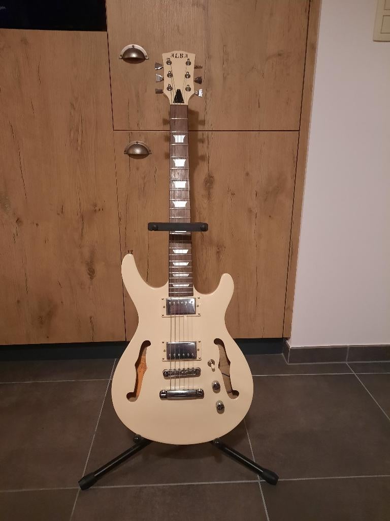 Alba elektrische gitaar, Ophalen, Gebruikt, Hollow body, Overige merken