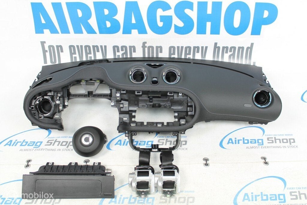 Airbag kit Tableau de bord avec couture Smart Fortwo 453, Autos : Pièces & Accessoires, Enlèvement ou Envoi, Utilisé