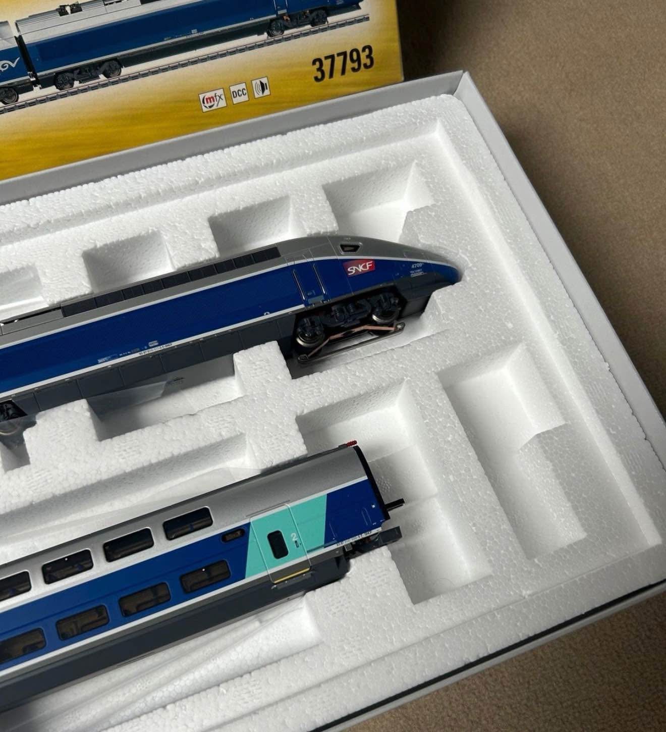 Märklin 37793 TGV Euroduplex SNCF, Ophalen of Verzenden, Zo goed als nieuw, Locomotief
