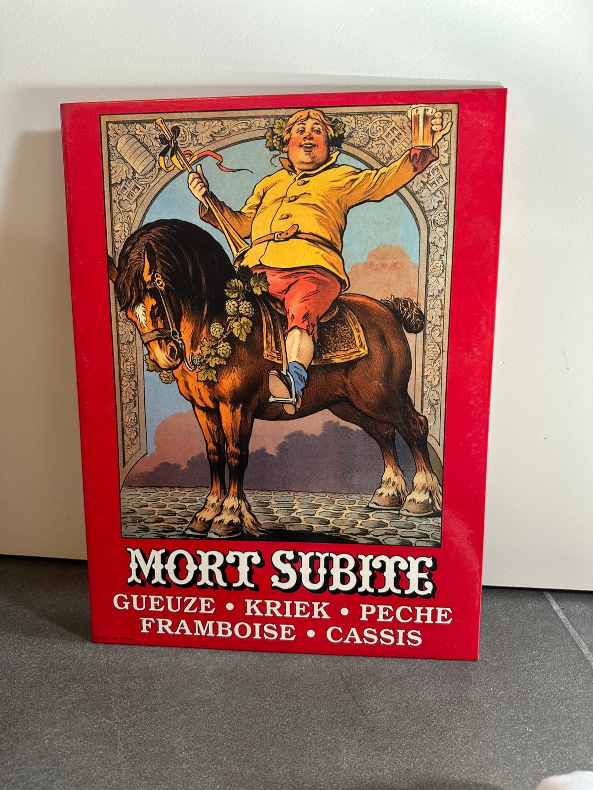 Mort subite reclamebord, Ophalen of Verzenden, Zo goed als nieuw