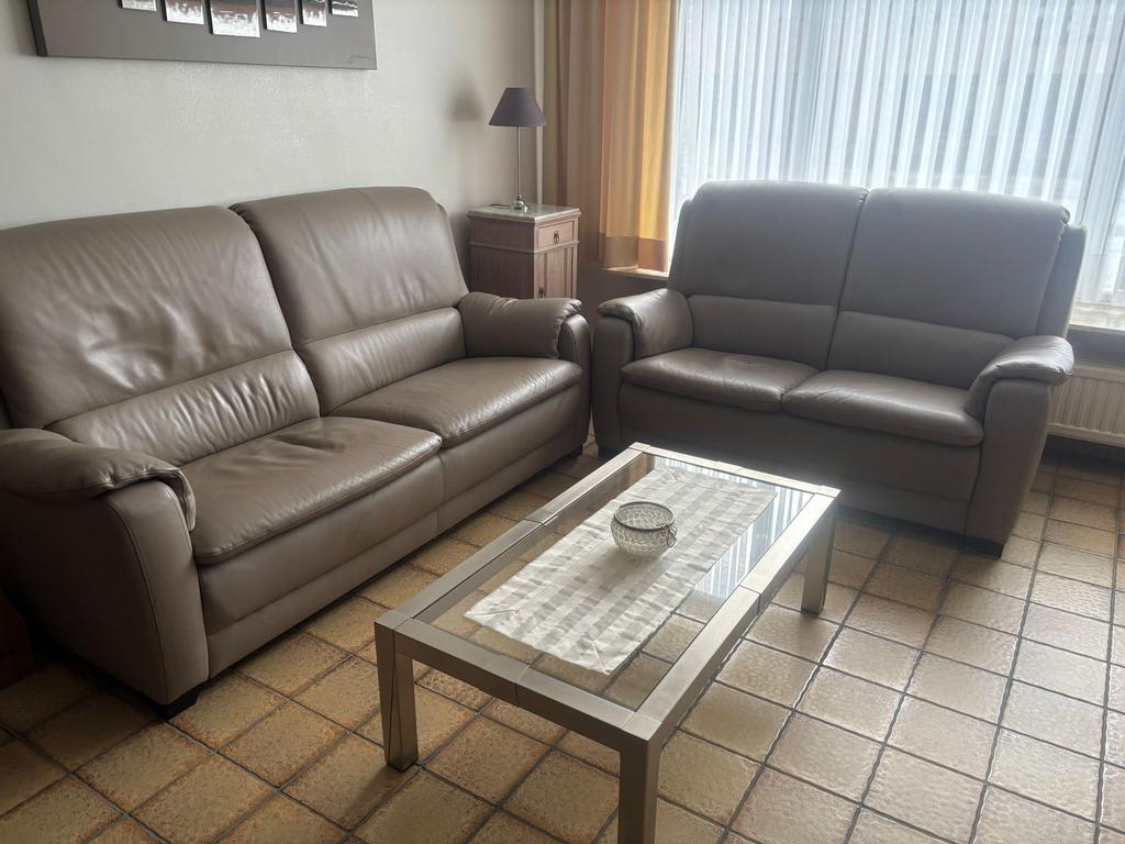 Sièges en cuir: 3 places.(8930 MENIN), Enlèvement, Comme neuf, Cuir