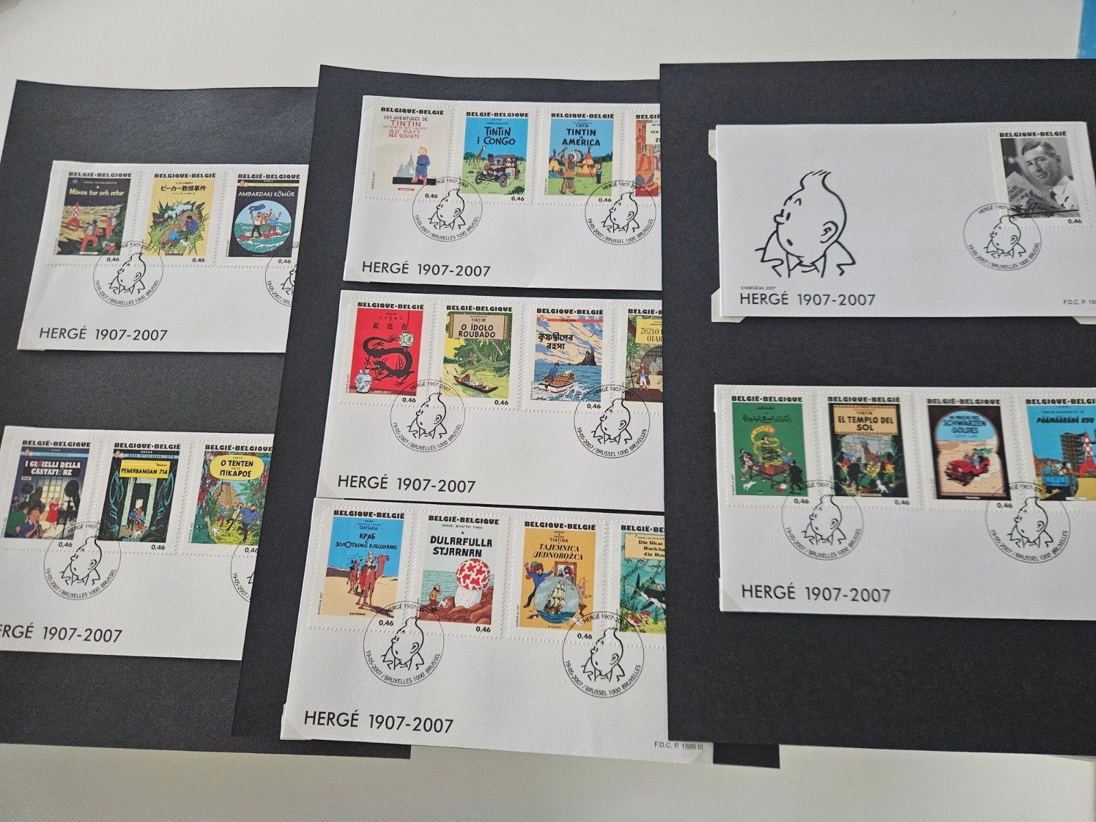 Postzegels Kuifje Tintin 2007, Enlèvement ou Envoi