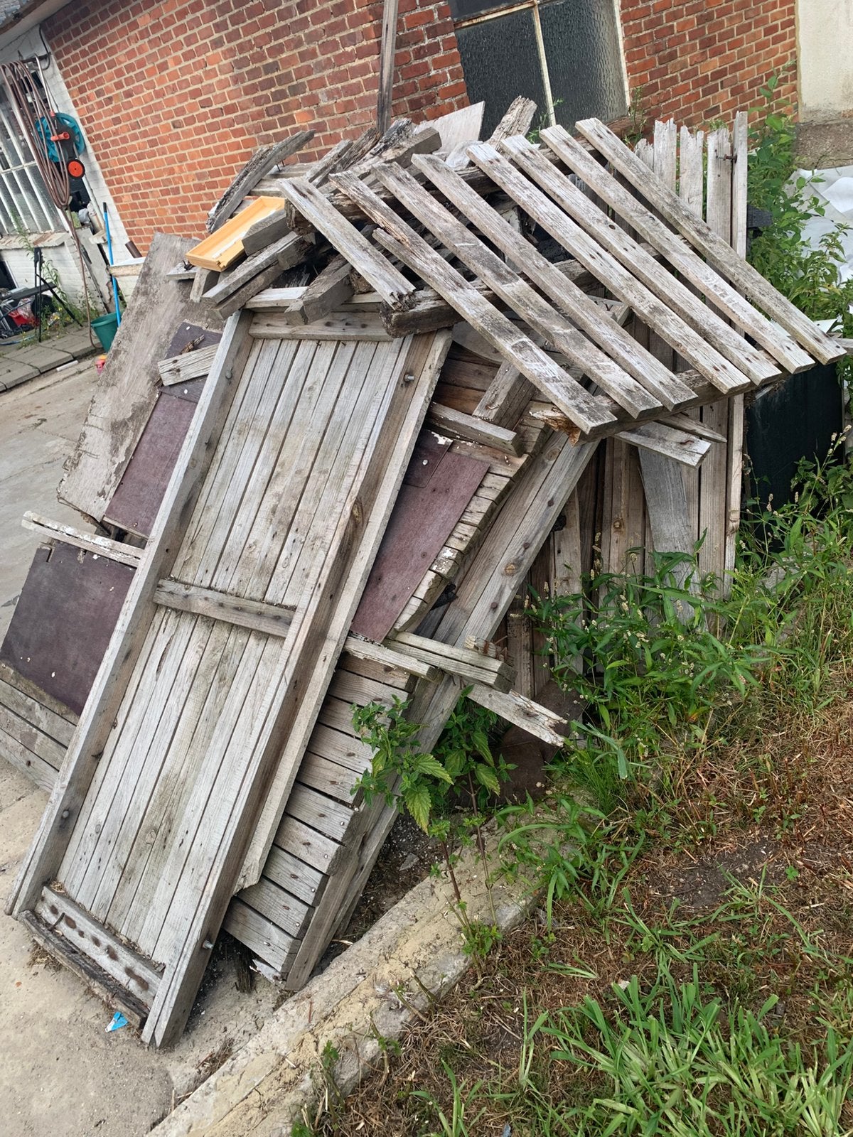 Gratis hout, Enlèvement, Utilisé