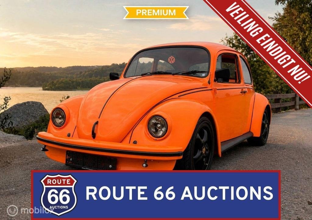Volkswagen Beetle | 1972 | Route 66 Auctions, Auto's, Volkswagen, Zwart, Bedrijf, Handgeschakeld