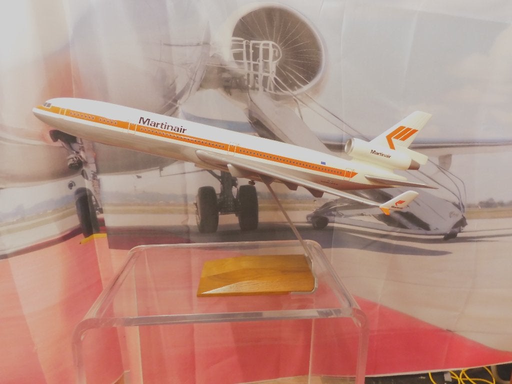 Martinair MD11  1:100, Verzamelen, Luchtvaart en Vliegtuigspotten, Verzenden, Zo goed als nieuw, Schaalmodel