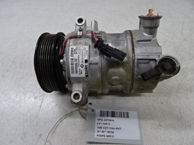 AIRCO POMP Opel Astra K (01-2015/12-2022) (39034464), Gebruikt, Rue de l'Espoir 34 34
4030  GRIVEGNÉE, BE, Info@Collignon.be, Opel