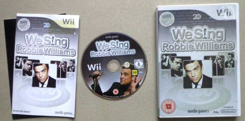 We Sing Robbie Williams voor de Nintendo Wii Compleet, Consoles de jeu & Jeux vidéo, Jeux | Nintendo Wii, Enlèvement ou Envoi