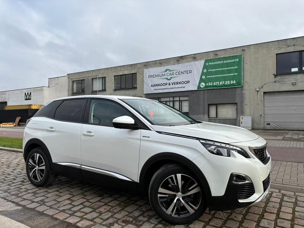 Peugeot 3008 Gt Line | 12 M Garantie | 93Dkm |Benzine |2017|, Auto's, Voorwielaandrijving, Testrit aan huis, Monovolume, Leder en Stof
