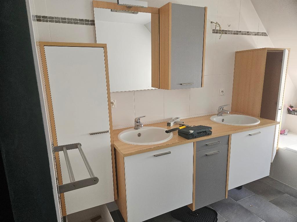 volledig lavabomeubel, Huis en Inrichting, Badkamer | Badkamermeubels, Ophalen, Gebruikt, 100 tot 150 cm, 200 cm of meer