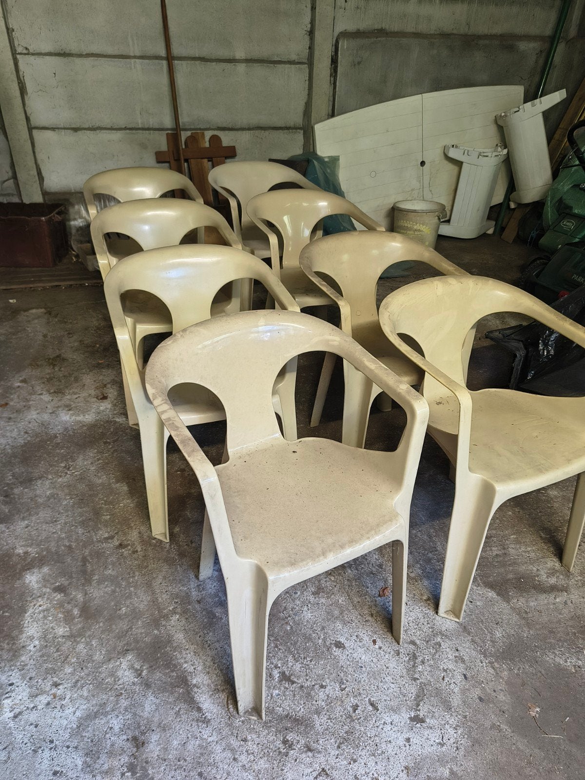 Stapelstoelen premium kwaliteit, Tuin en Terras, Ophalen, Kunststof, Stapelbaar