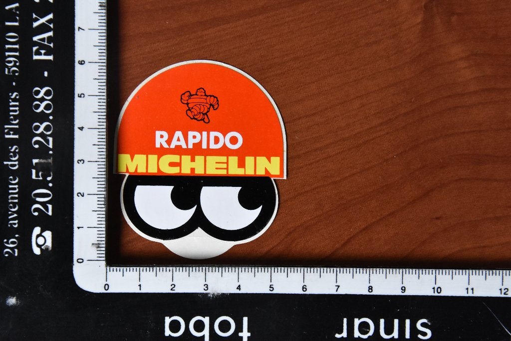 Autocollant pneu michelin rapido, Collections, Enlèvement ou Envoi