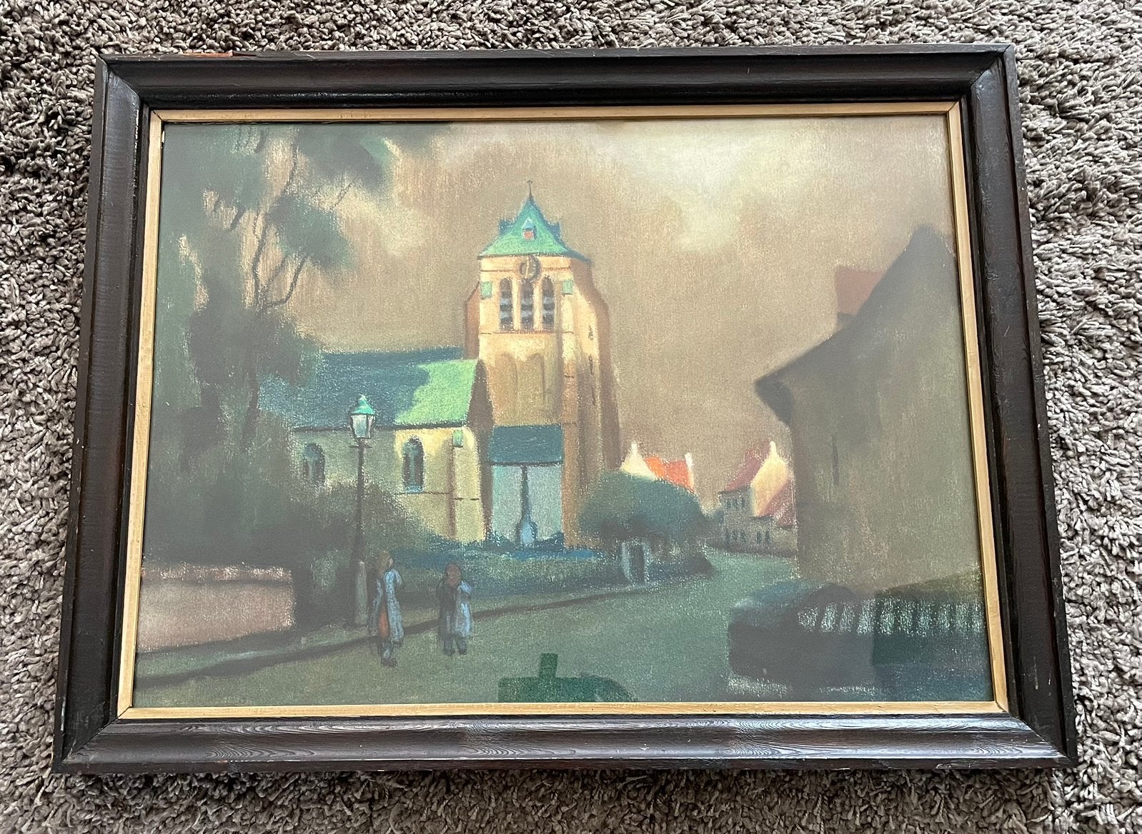 GODFRIED VERVISCH, Ophalen, Papier/karton, Gelimiteerde oplage, Stadsgezicht