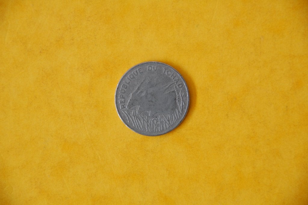 TCHAD : 100 Francs 1972, Verzenden, Losse munt