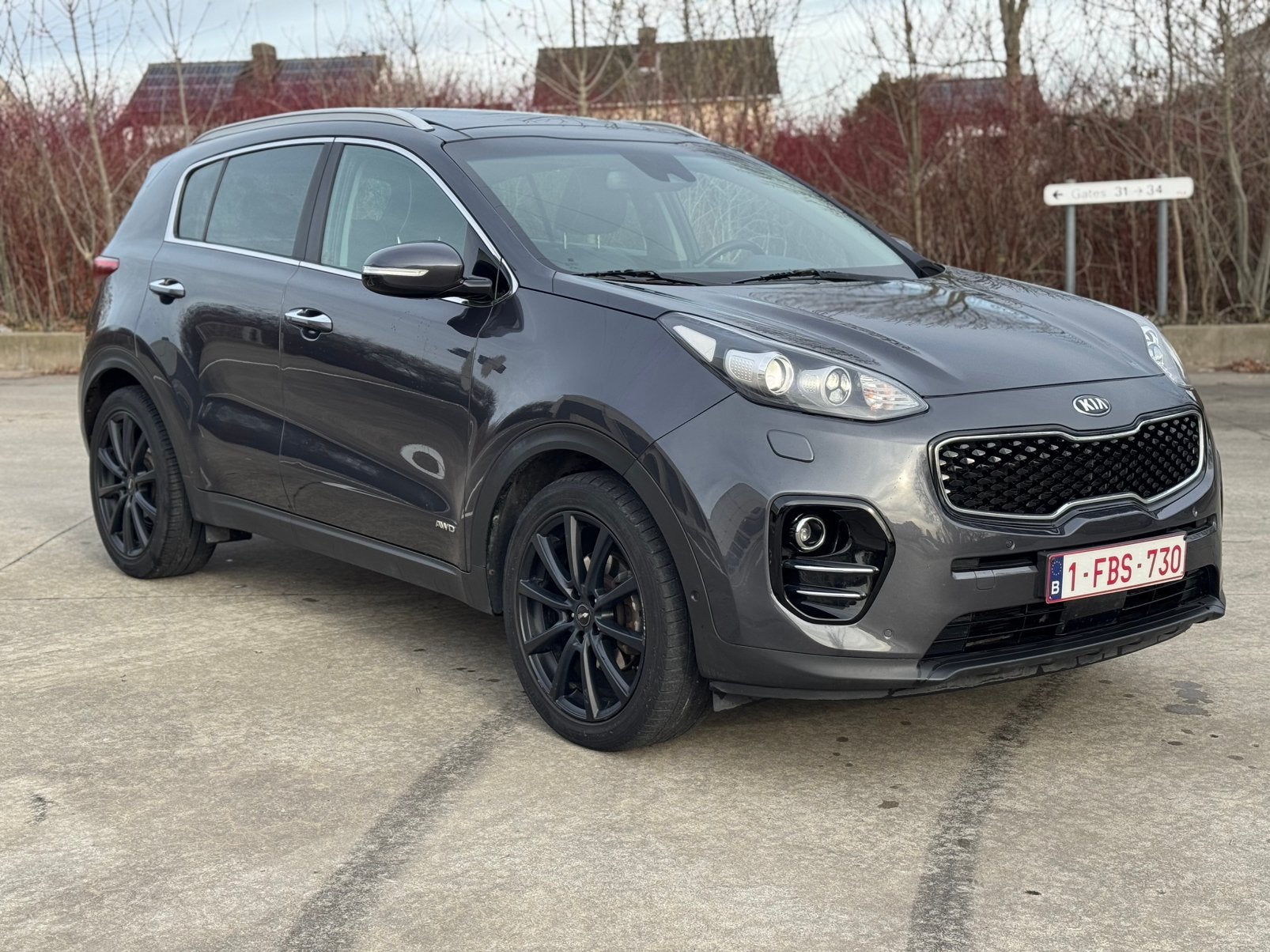 KIA SPORTAGE / AUTOMAAT! / AWD! / EURO6b! / GEKEURD VVK!, Auto's, Kia, Dealer onderhouden, Leder, Bedrijf, Parkeerassistent