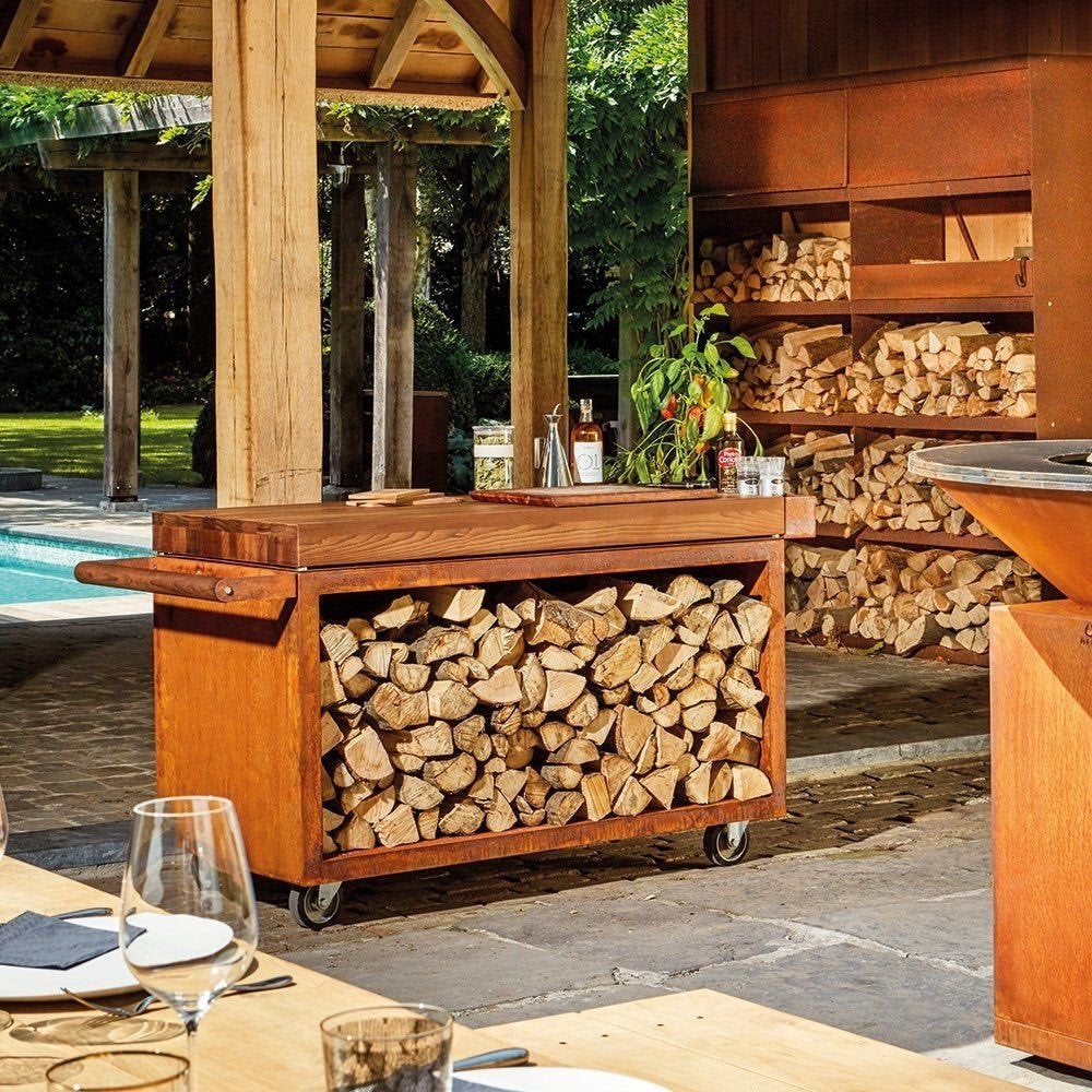 OFYR Mise En Place PRO Thermal Beach wood, Jardin & Terrasse, Cuisines extérieures, Enlèvement, Comme neuf, OFYR, Autoportant