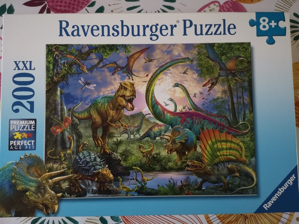 Puzzle ''Le royaume des dinosaures'', Enfants & Bébés, Enlèvement, Plus de 50 pièces, Comme neuf, 6 ans ou plus