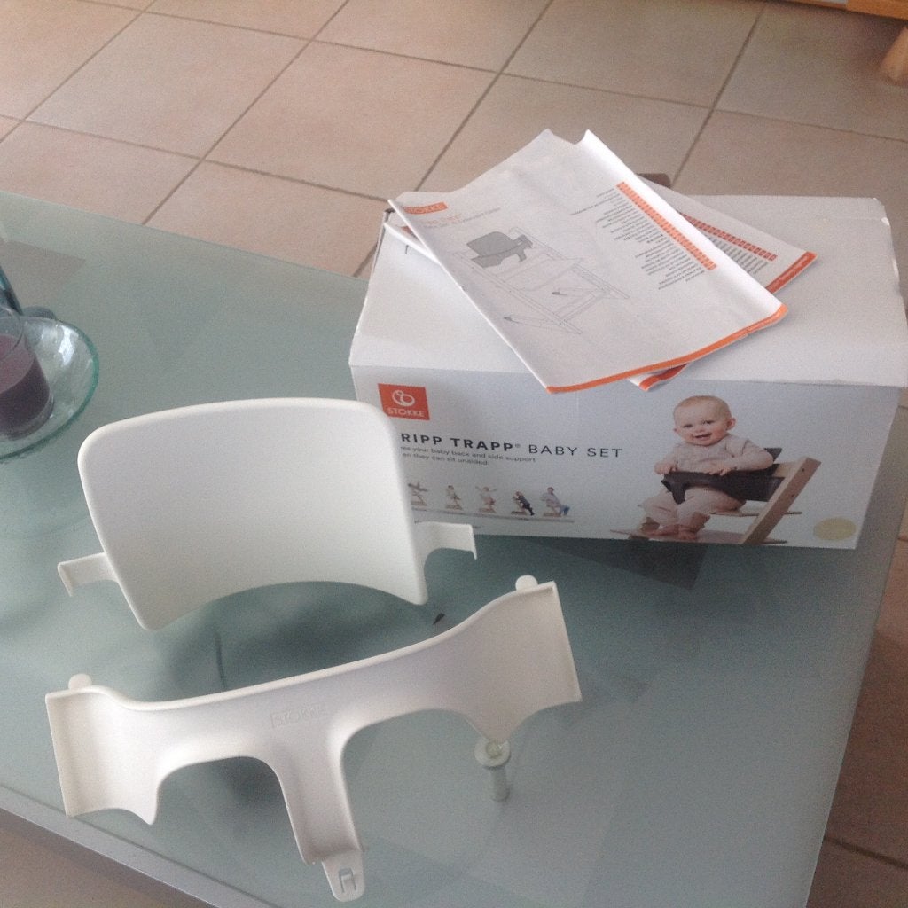 Babyset wit, Kinderen en Baby's, Kinderstoelen, Ophalen of Verzenden, Zo goed als nieuw