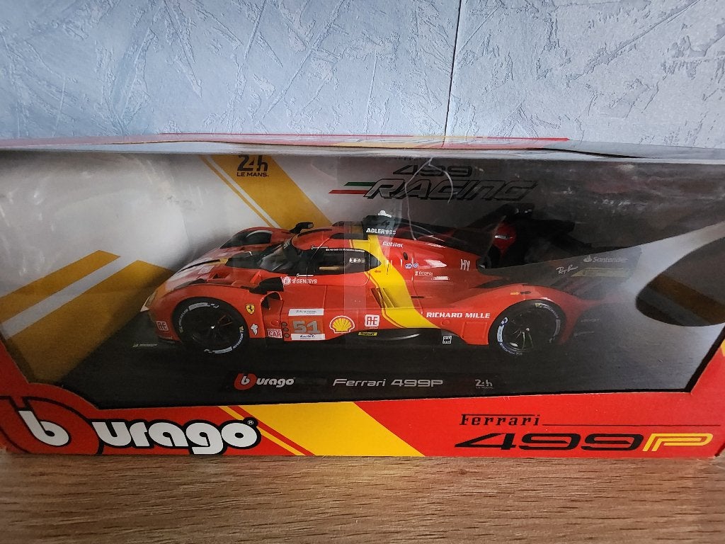 Ferrari 499P 1/18, Enlèvement, Neuf, Voiture, Burago