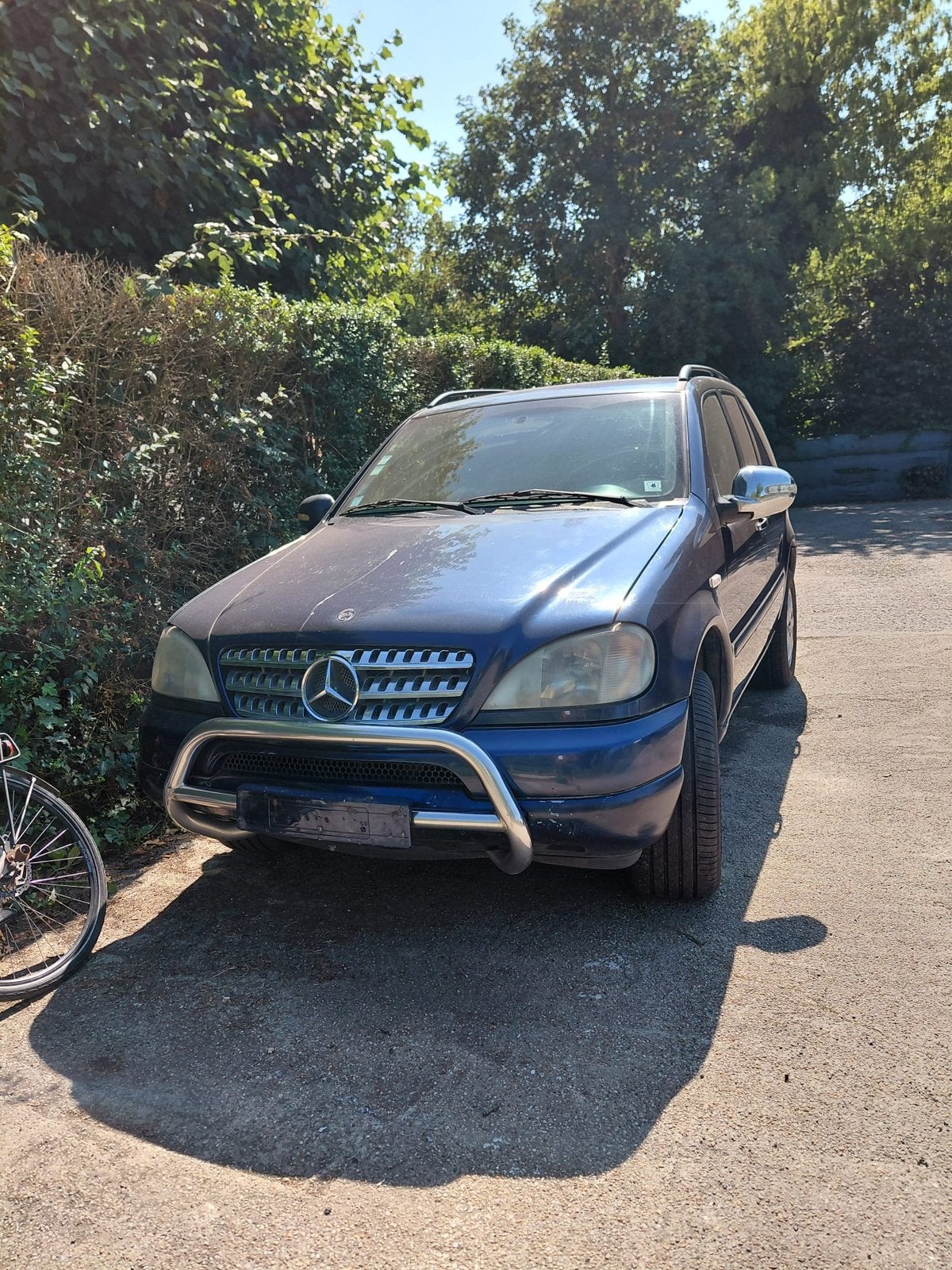 ML 320 benzin lpg 450000 km, Auto's, Automaat, Blauw, Bedrijf, LPG