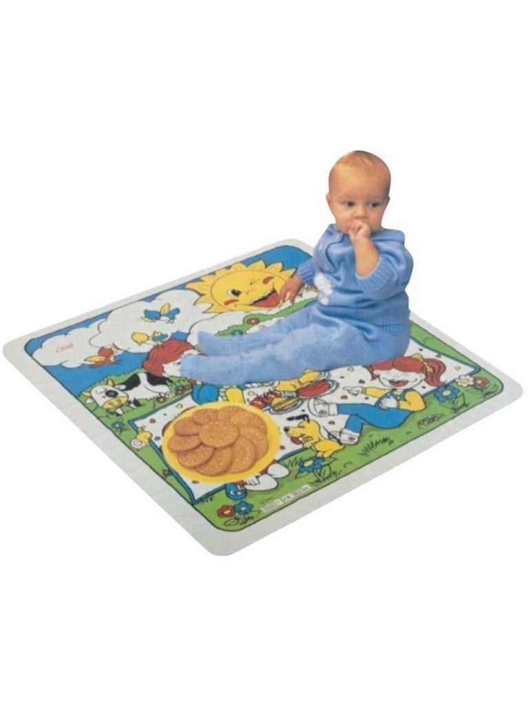 Boerderij speelkleed kunsstof 90x90cm, Kinderen en Baby's, Speelgoed | Speelkleden, Nieuw, Verzenden