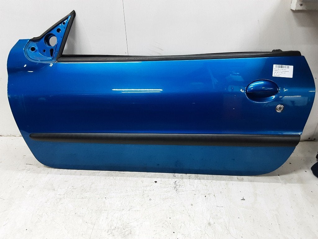 PORTE AVANT GAUCHE Peugeot 206 CC (2D) (01-2000/12-2007), Utilisé, Avant, Peugeot, Porte