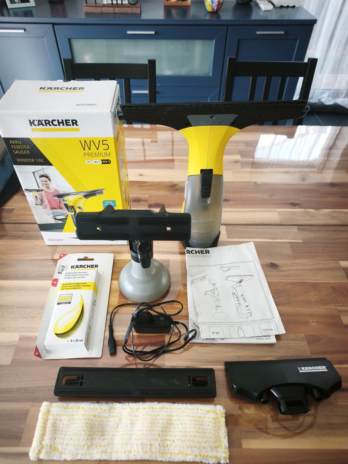 Karcher wv5, Enlèvement, Essuie-vitre ou Raclette