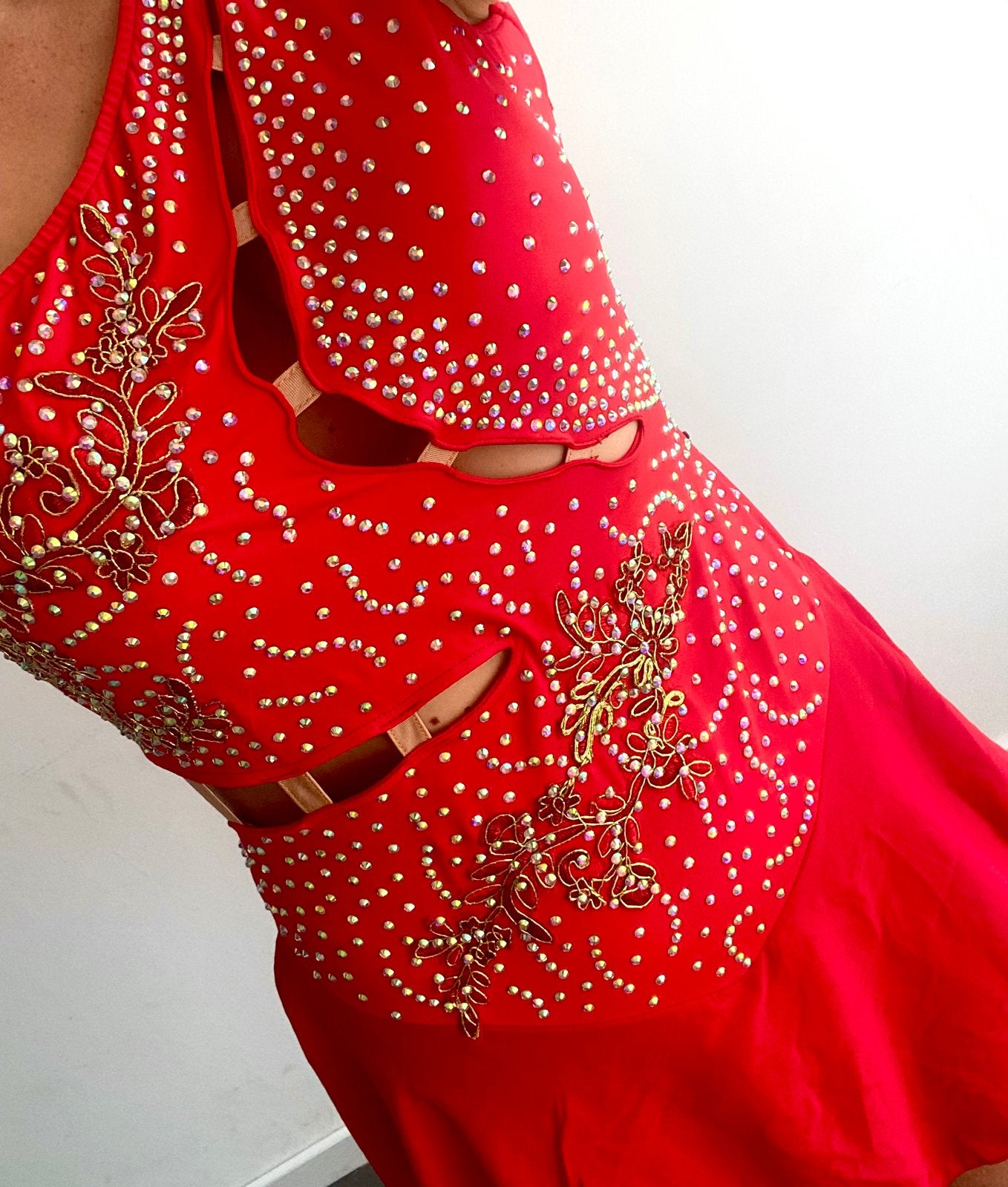 Baton twirling/dans/schaats kostuum maat M, Kleding | Dames, Gelegenheidskleding, Maat 38/40 (M), Overige typen, Nieuw, Ophalen of Verzenden