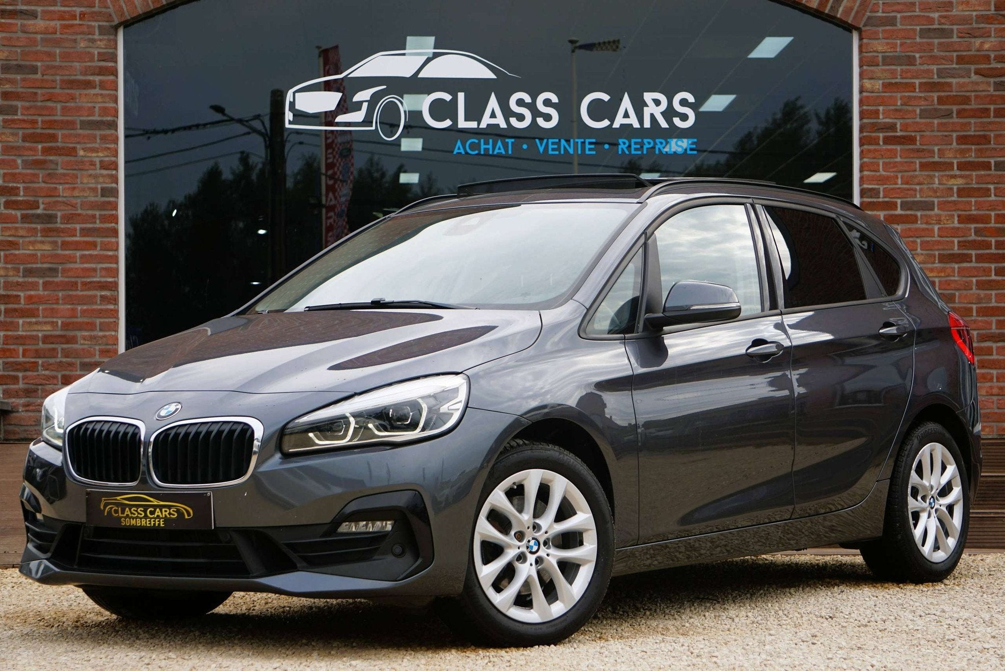BMW 2 Serie 218 d Active Tourer BOITE-AUTO TOIT PANO NAVI RA, Argent ou Gris, Achat, Entreprise, Autre carrosserie