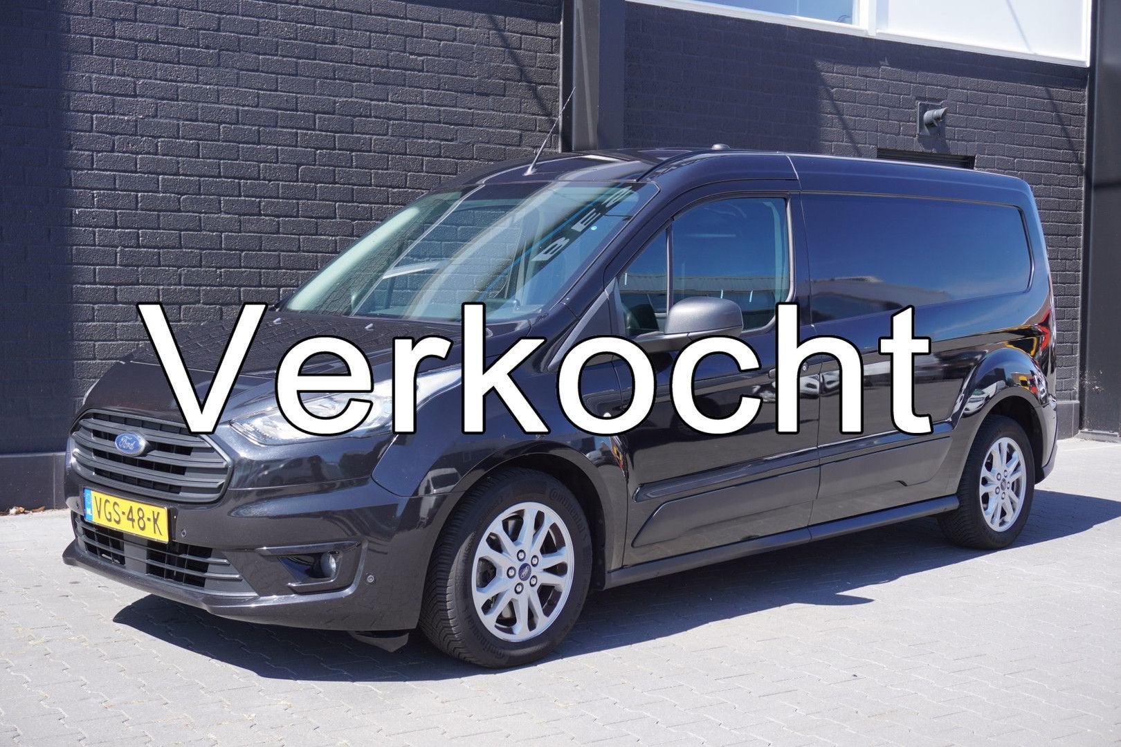 Ford Transit Connect 1.5 EcoBlue L2 - Airco - Navi - Cruise, Auto's, Electronic Stability Program (ESP), 149 g/km, Zwart, Bedrijf