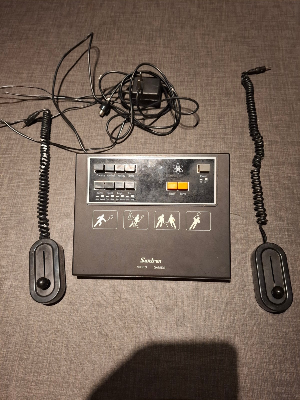 spelconsole santron, Games en Spelcomputers, Ophalen, Gebruikt, Met 2 controllers
