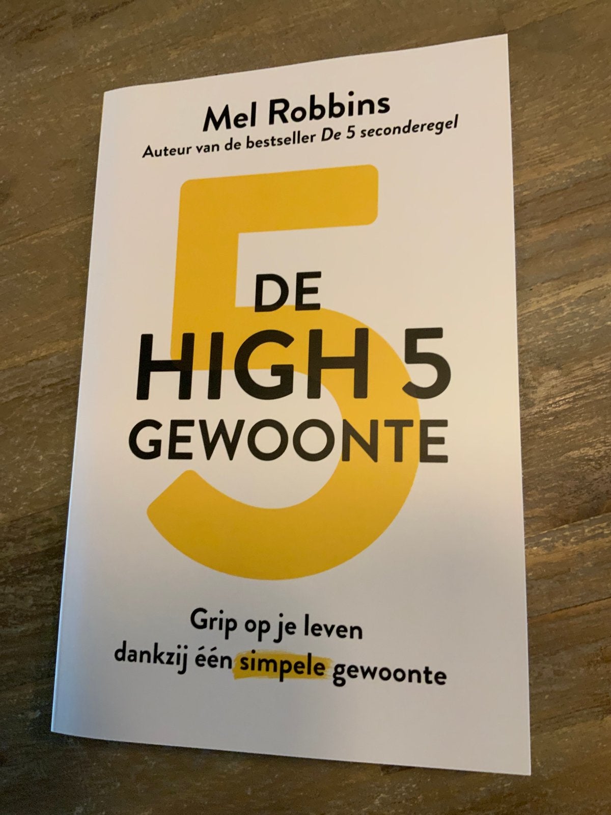 De high 5 gewoonte van Mel Robbins, Livres, Enlèvement ou Envoi, Comme neuf
