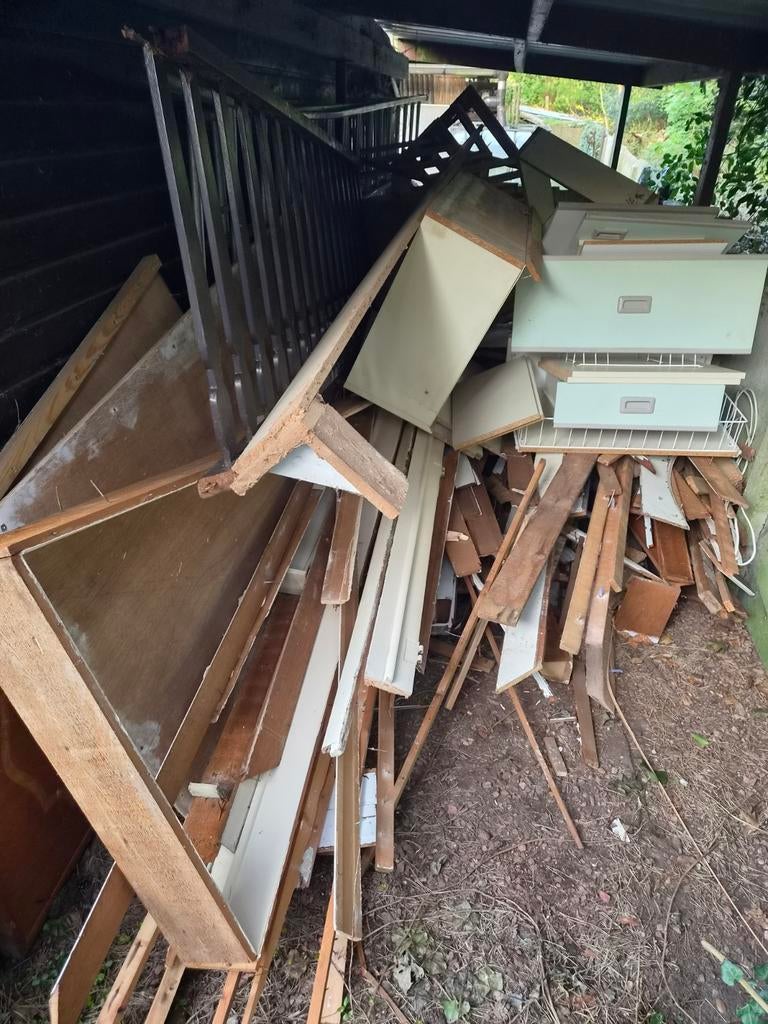 Gebruikt hout gratis op te halen, Ophalen, Gebruikt, 25 tot 50 mm, Overige typen