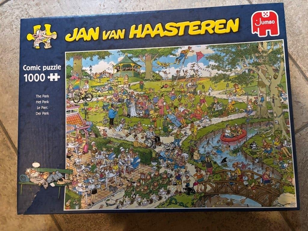 Jan van Haasteren Het Park, Hobby & Loisirs créatifs, Sport cérébral & Puzzles, Enlèvement ou Envoi, 500 à 1500 pièces, Comme neuf