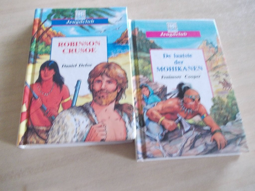 Boeken"Robinson Crusoê" en "De Laatste der Mohikanen"  NIEUW, Ophalen of Verzenden, Nieuw, Fictie
