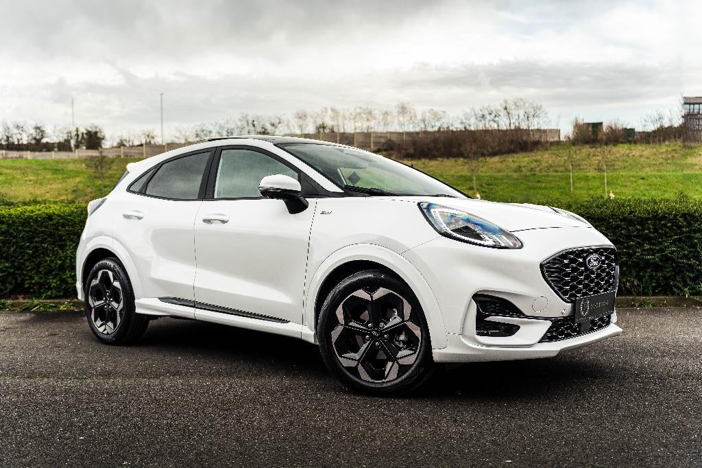 Ford Puma 1.0 mHEV*ST LINE X*FULL*B&O*PANO*AUTOMAT*ALCANTARA, Autos, Ford, Euro 6, Entreprise, Noir, Automatique