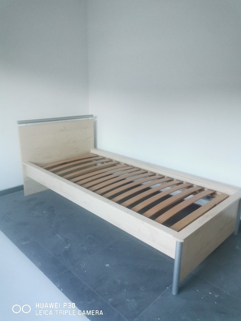 complete, robuuste, lichte 1-persoonskamer, Ophalen, Gebruikt, Eenpersoons, Moderne aspect bois clair