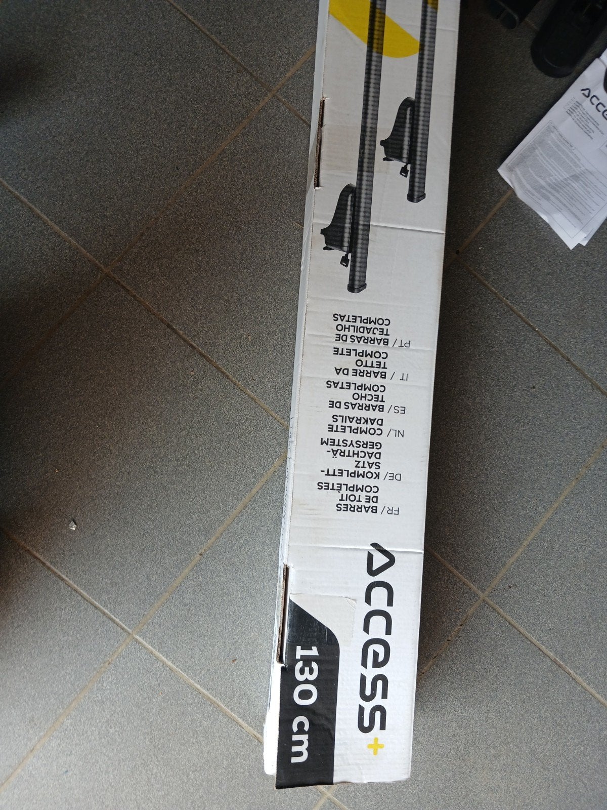Access dakdragers 130 cm, Ophalen