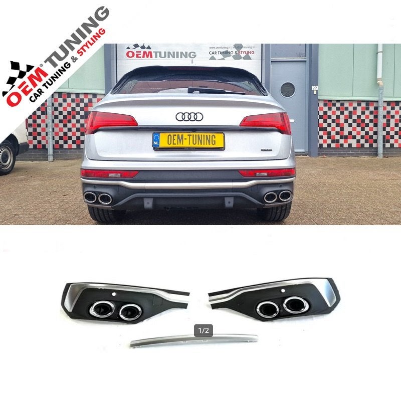 Diffuser geschikt voor Q5 Sportback | SQ-Style | 21- 25 |, Nieuw, Achter, Bumper, Audi