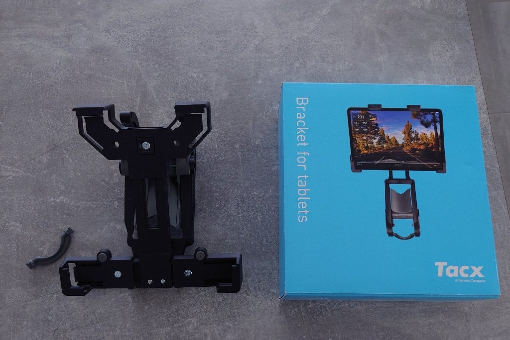 Tackx Flow Smart Trainer + tablet holder, Fietsen en Brommers, Ophalen, Gebruikt, Tacx